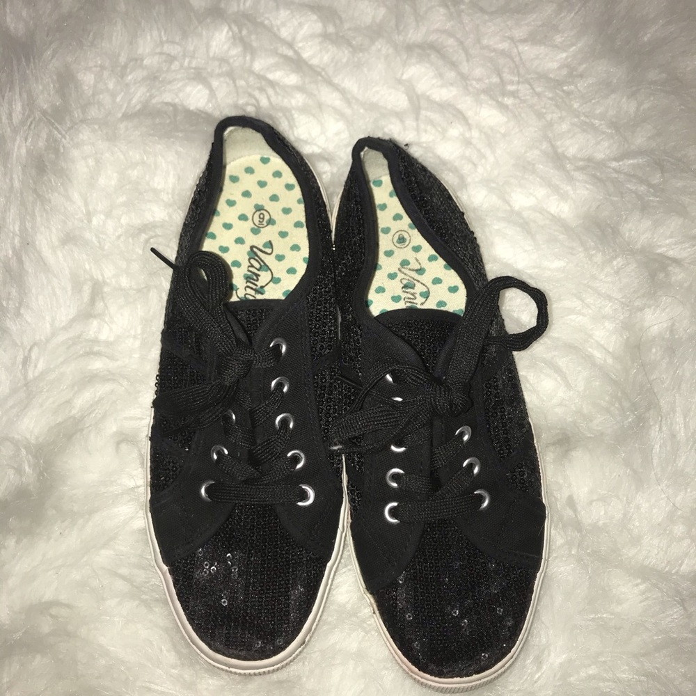 Vanity sequin shoes.